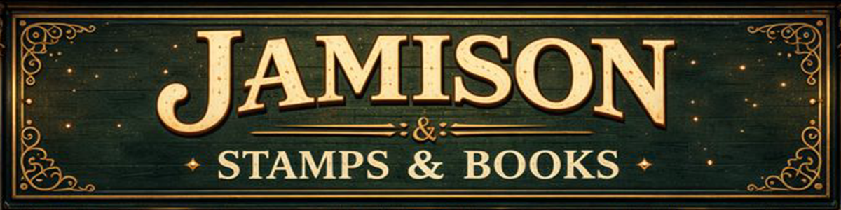 Vintage stamps and books